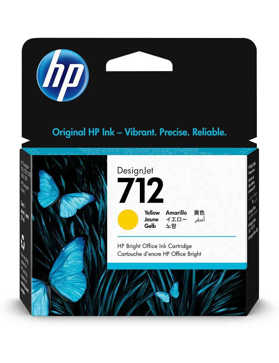 Cartucho Original Hp 712 Y (3Ed69A) 1