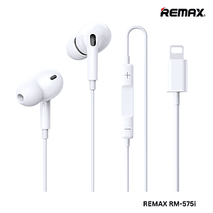 Auriculares con Cable Lightning para Música y Llamadas (1,2M) RM-575i REMAX