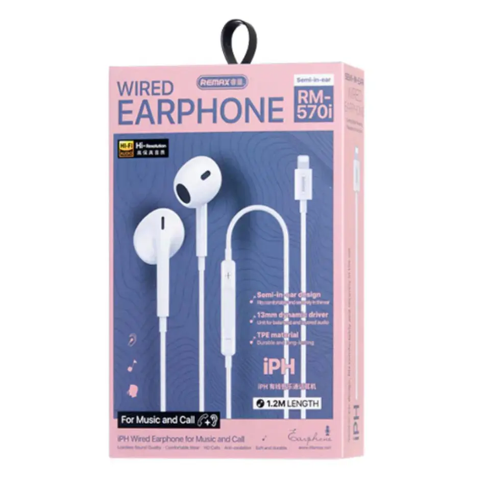  Auriculares con Cable Tipo C para Música y Llamadas (1,2M) RM-570A Remax 2