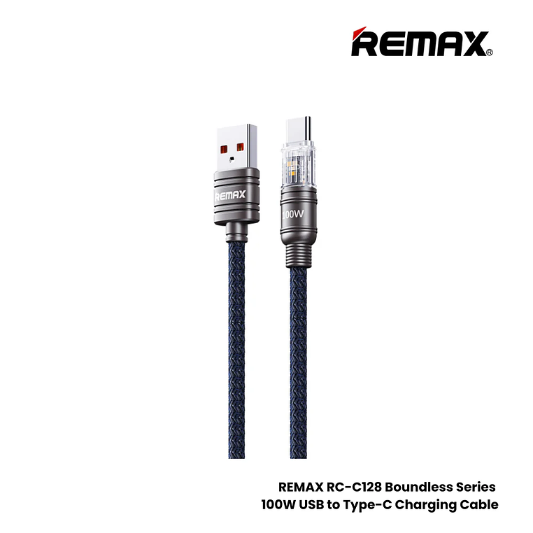 CABLE USB A TIPO/C RC-C128 BLUE REMAX  1