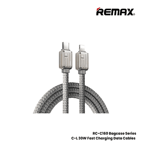 Cable Usb Tipo/C a Lightning RC-C160 30W Gray Bagcase Remax