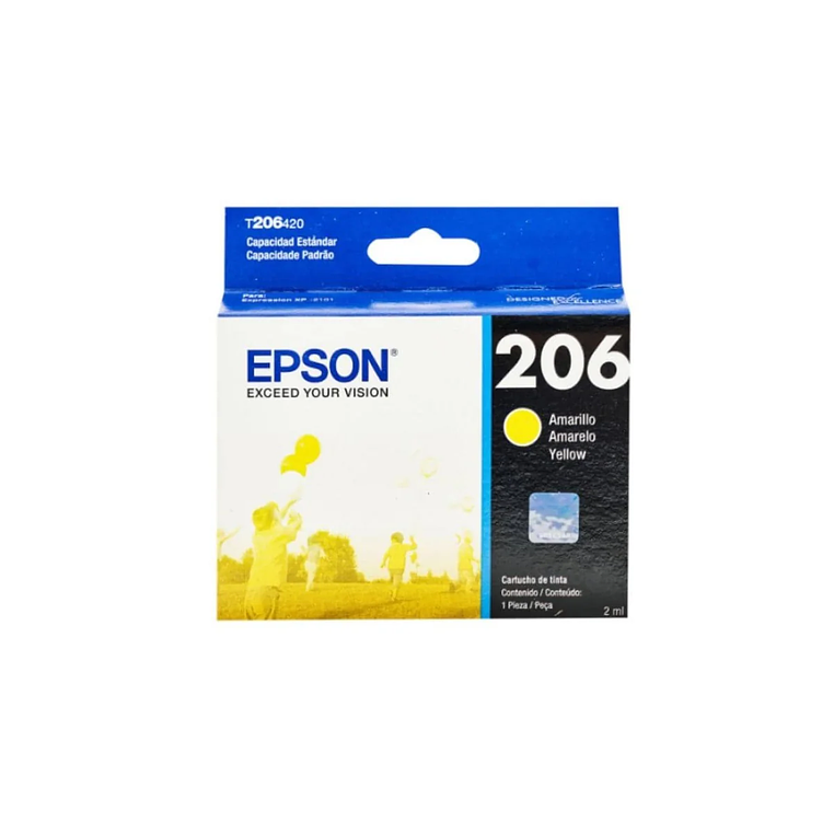 Cartucho Original De Tinta Yellow Epson T206 ( T206420-Al) 1
