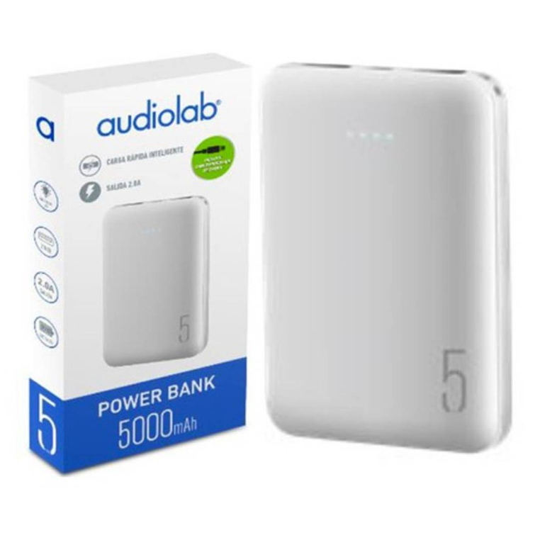 Power Bank 5.000 mAh pbnk5000bc Blanco Audiolab 2