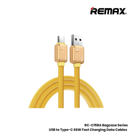 Cable USB A Tipo/C RC-C158 66W Gold Zinc Alloy REMAX 