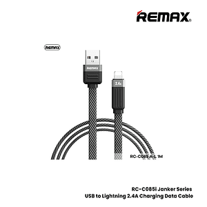 Cable USB A Lightning RC-085 1MT 3A Black REMAX 