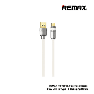 Cable USB A Tipo/C RC-C065 66W White Zinc Alloy REMAX 