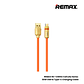 Cable USB A Tipo/C RC-C065 66W Orange Zinc Alloy REMAX  - Miniatura 1