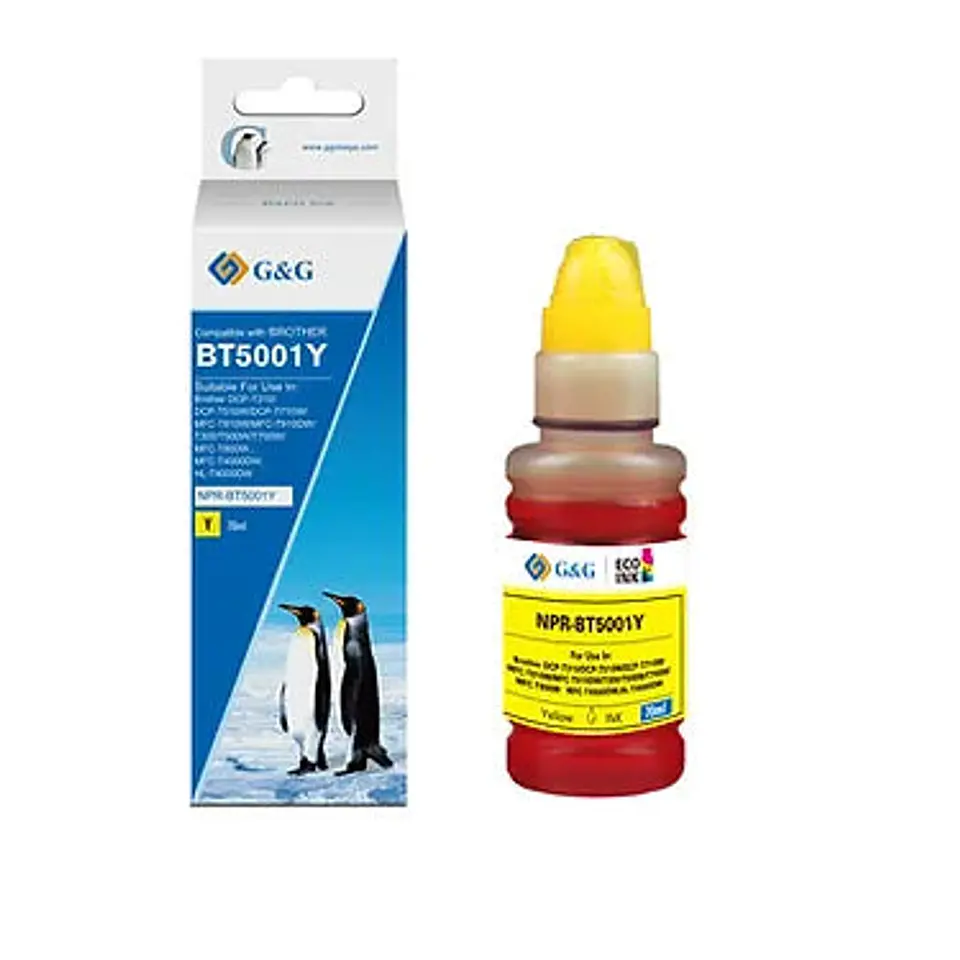 Tintas Alternativas Bt-5001 Yellow G&G 1