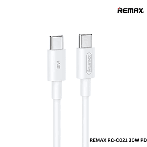 Cable USB Tipo/C a Tipo/C 30W White 2,0MTS RC-C021 REMAX 
