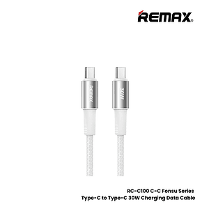 Cable USB Tipo/C a Tipo/C 30W White 1,2MT RC-C100 REMAX 