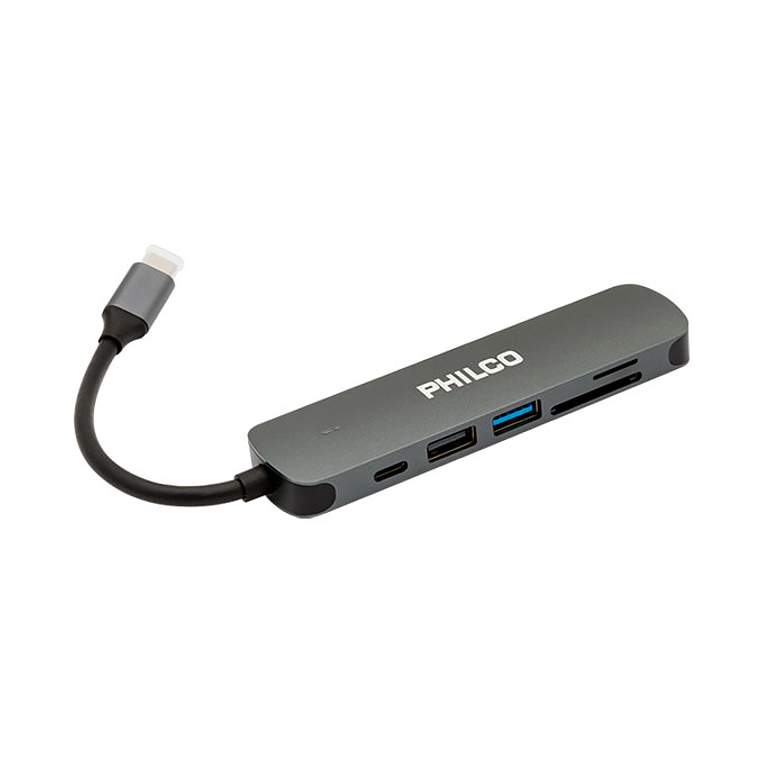 Hub 6 en 1 Tipo C A HDMI+USB 3.0 29USB42179 PHILCO  1