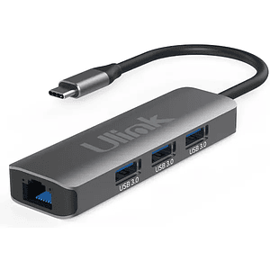Adaptador Multipuerto USB 4 EN 1 USB 3.0 Lan UL-ADC403G ULINK
