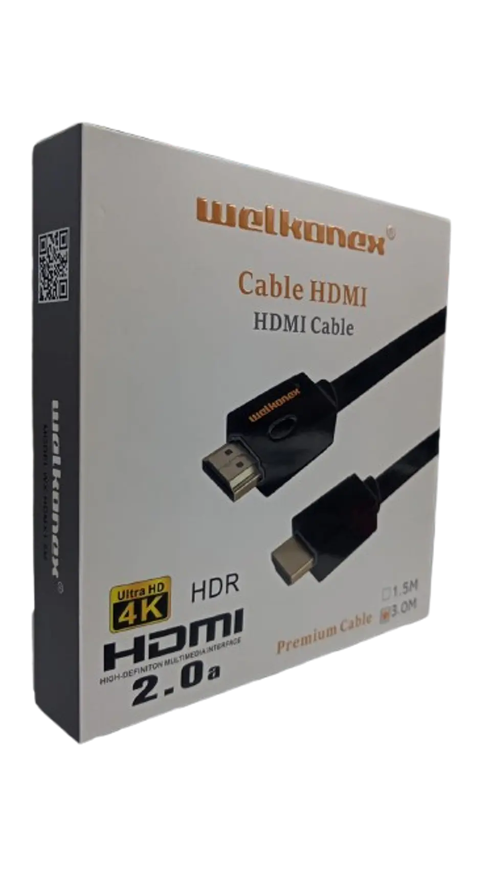 CABLE HDMI A HDMI 3 MTS 4K PM188 WELKONEX 3