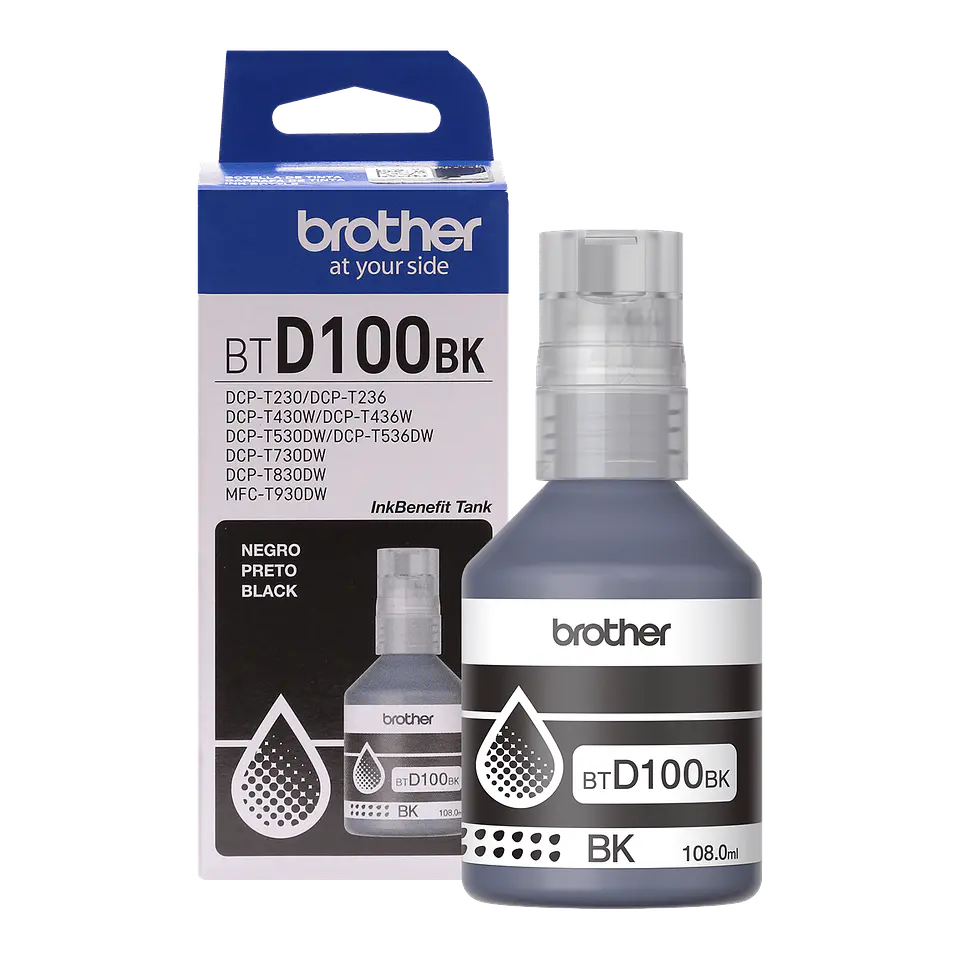 Tinta Original Brother BTD100 Bk 1
