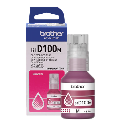 Tinta Original Brother BTD100 Magenta