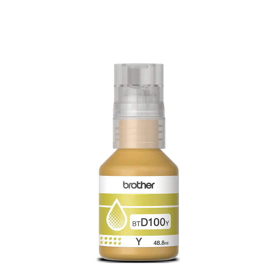 Tinta Original Brother BTD100 Yellow 2