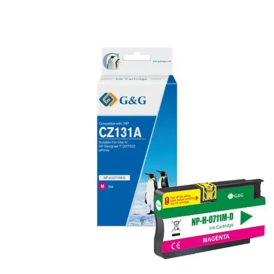 Cartucho Alternativo Hp 711 Magenta G&G 1