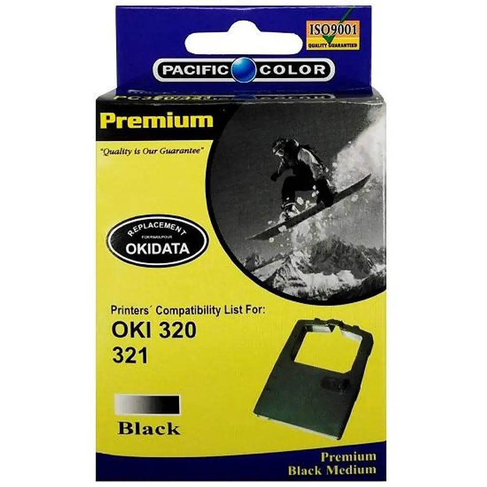 Cinta Alternativa Pacific Color OKI 320 / 321 Negro 1