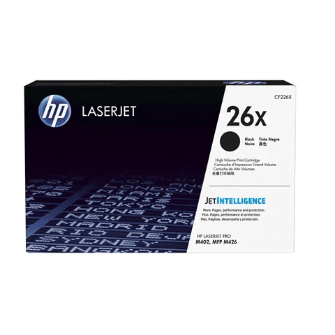 Tóner Original HP 26X BK (CF226X)