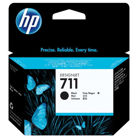 Cartucho Original Hp 711 Bk 80 Ml (Cz133A)