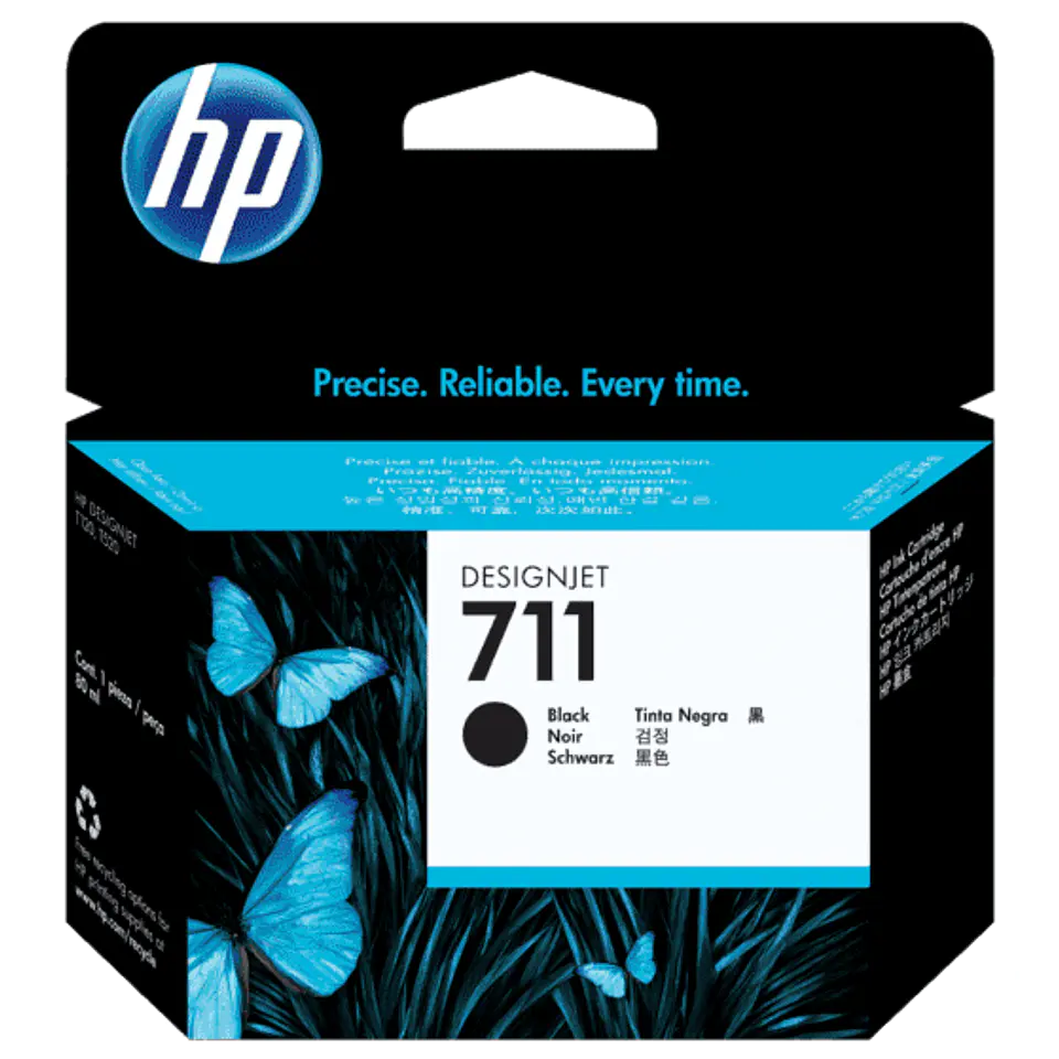 Cartucho Original Hp 711 Bk 80 Ml (Cz133A) 1