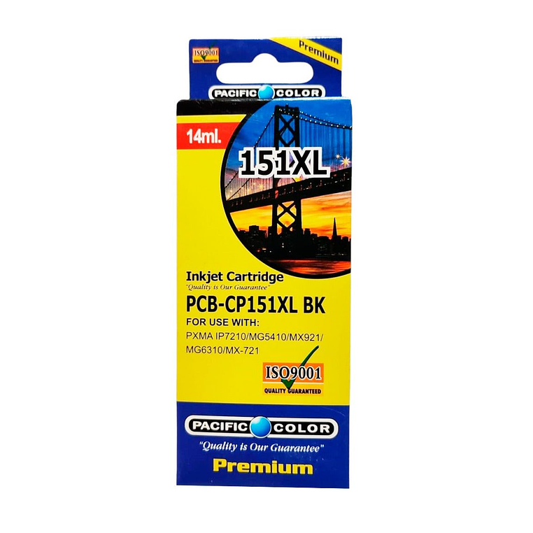 Tinta Alternativa Pacific Color Cli-151Xl Bk 1