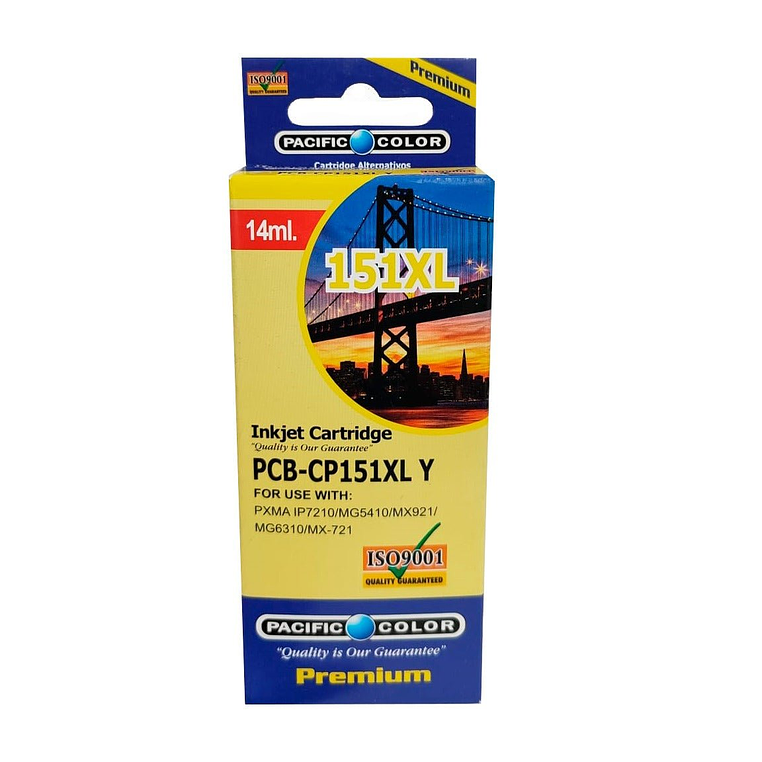 Tinta Alternativa Pacific Color Cli-151Xl Yellow 2