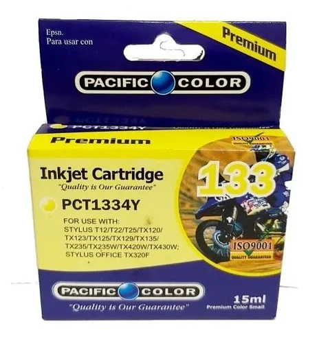 Cartucho Alternativo Pacific Color PC-T133 Y
