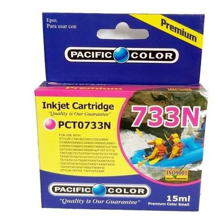 Cartucho  Alternativo Pacific Color Pc-T0733 M 3