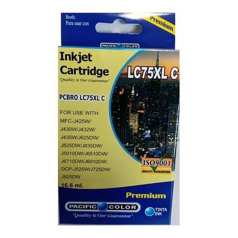 Tinta Alternativa Pacific Color Lc75XL C 2