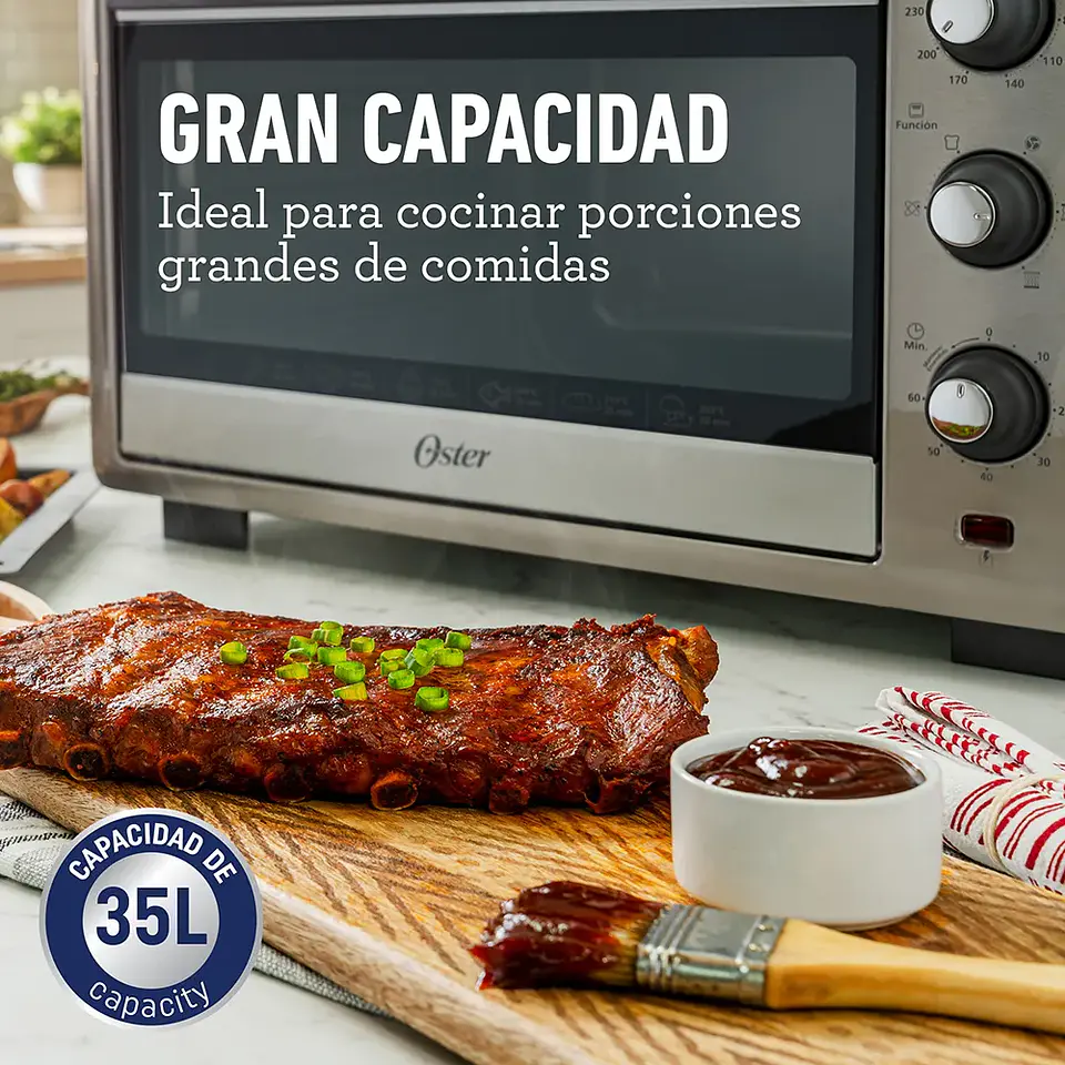 Horno con freidora de aire Oster® de 35L TSSTTVLS35 3