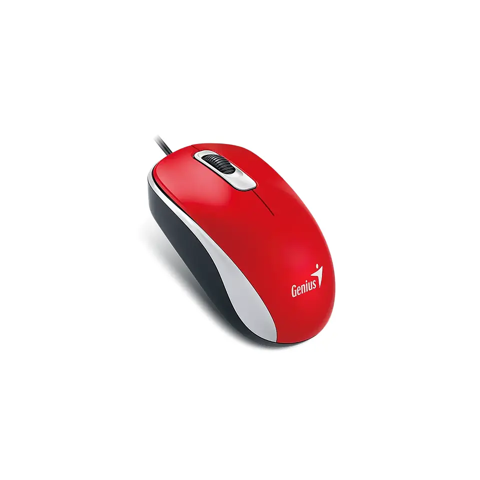 Mouse Con Cable Genius DX-110 G5, Color Rojo 3
