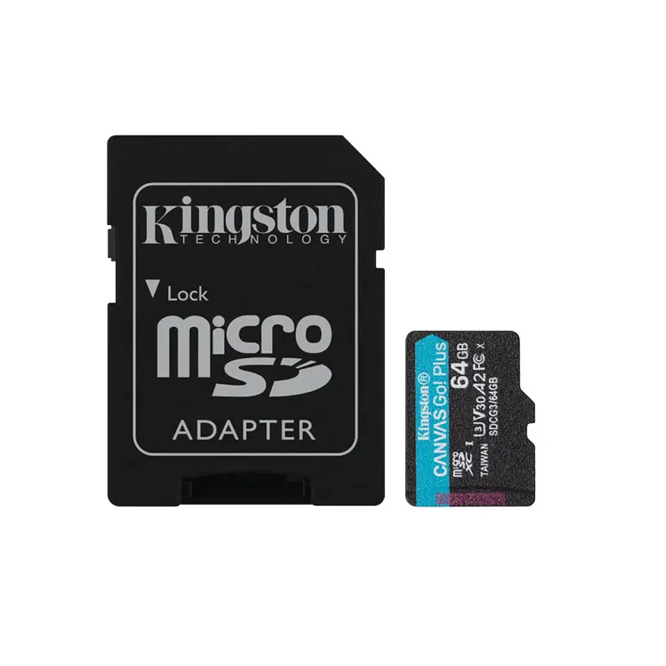 Memoria MicroSD Kingston 64GB  1