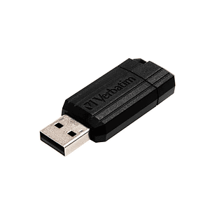Verbatim Memoria USB 2.0 Retráctil PinStripe 128GB 