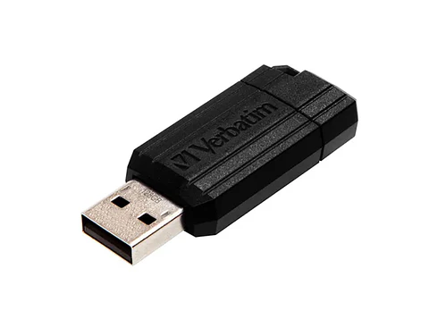 Verbatim Memoria USB 2.0 Retráctil PinStripe 128GB 