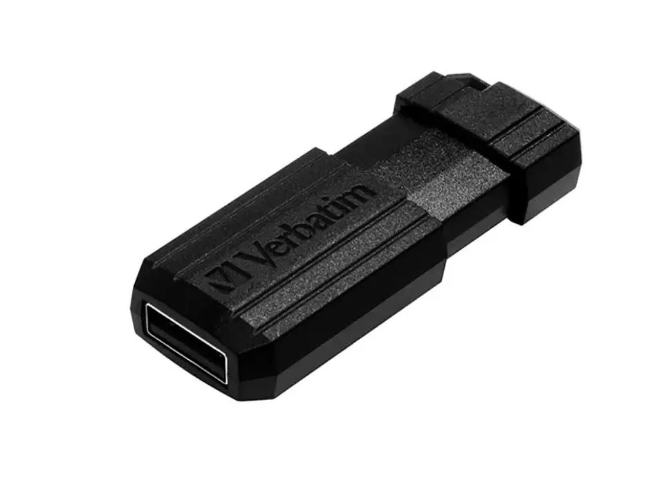 Verbatim Memoria USB 2.0 Retráctil PinStripe 128GB  2