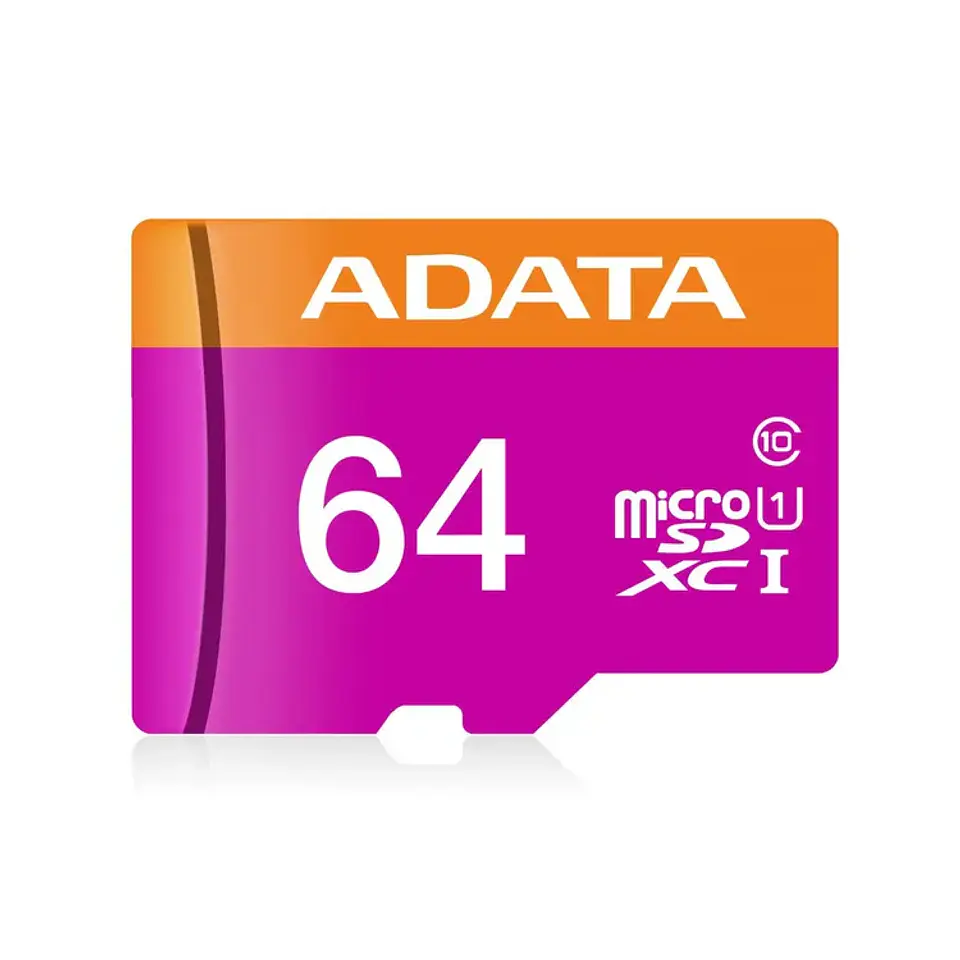 Memoria MicroSD ADATA 64GB Clase 10 con Adaptador 2