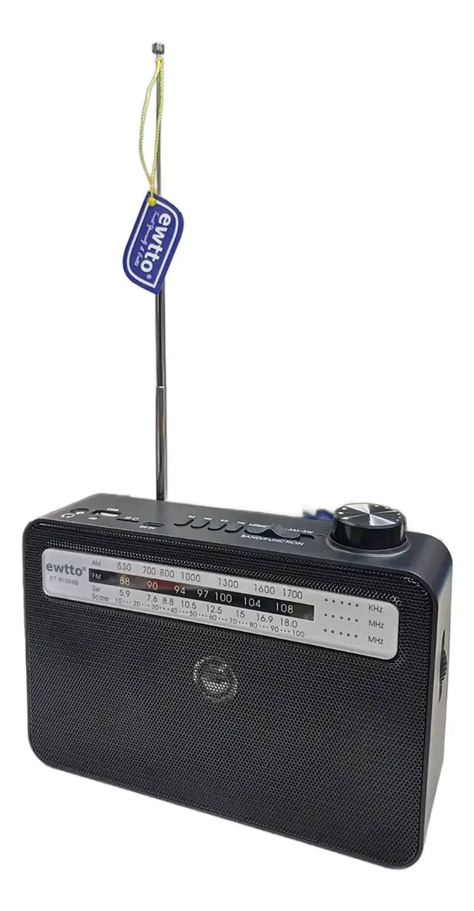 Radio Ewtto ET-R1209B AM/FM/SW/BT Recargable 2