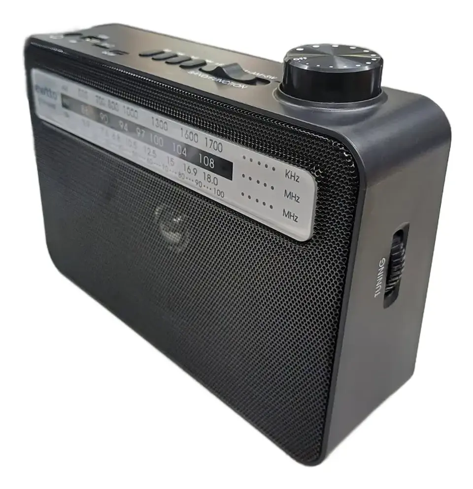 Radio Ewtto ET-R1209B AM/FM/SW/BT Recargable 3
