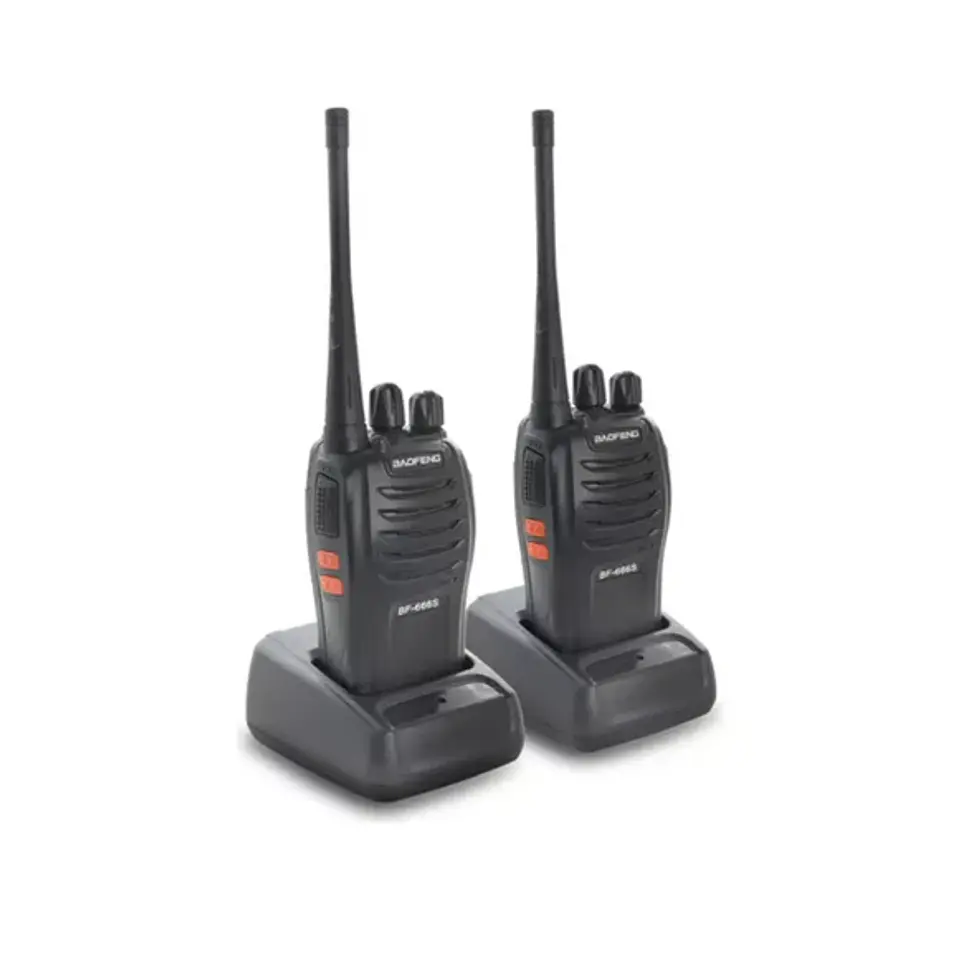 Radio Intercomunicador Baofeng BF-666S Doble 1
