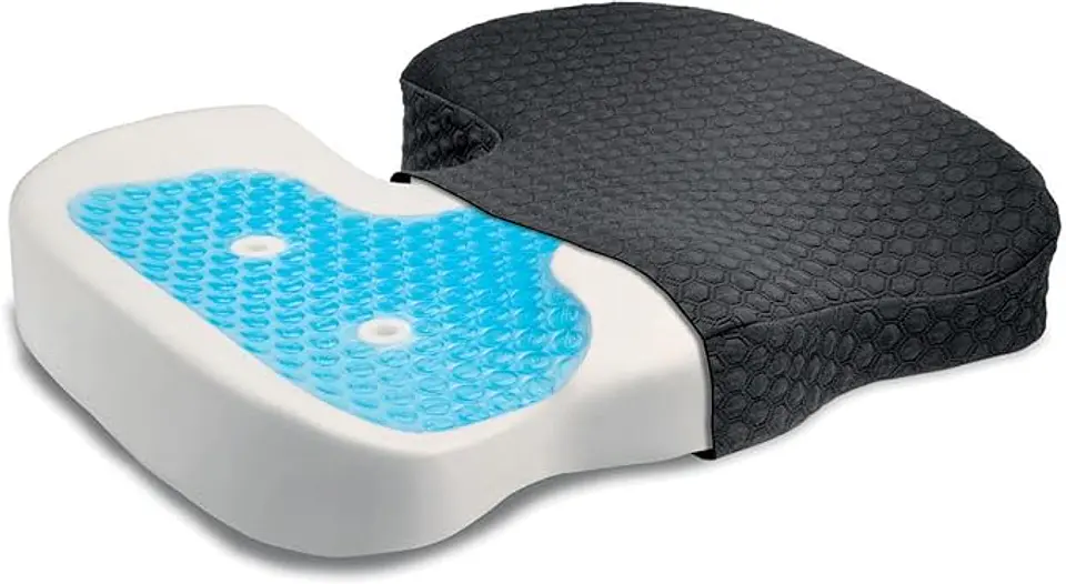 Kensington Cojín para Asiento con Gel de Enfriamiento, Negro 3