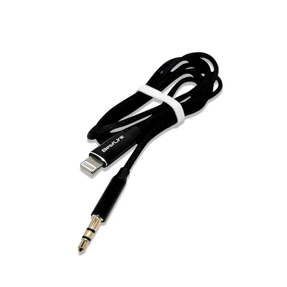 CABLE DE AUDIO LIGHTNING A 3,5MM 1MT BL/CBA030AL BESTLINK 1