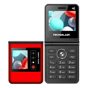 Teléfono Celular Senior 4G Adulto Mayor Dual SIM TL709 Rojo    