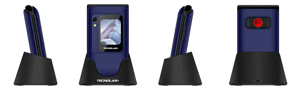 Teléfono Senior 4G 2.8/1.77 Dual SIM Tipo-C Tecnolab TL705BL   2