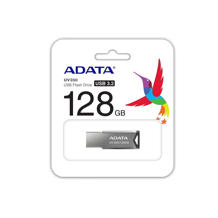 PENDRIVE USB 3.2 AUV350-128G-RBK ADATA 1