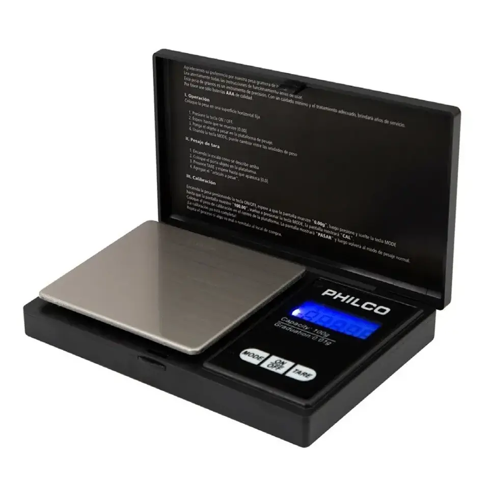 Balanza Gramera Digital Portátil 001–100 g 1