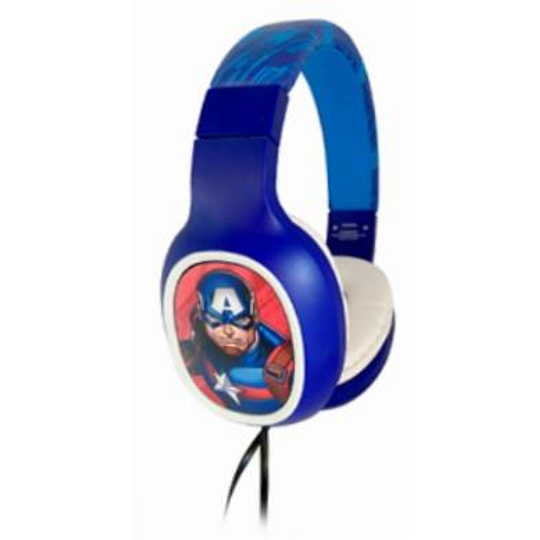Audífonos Juveniles Disney Capitán América Over-Ear con Micrófono Wired 1