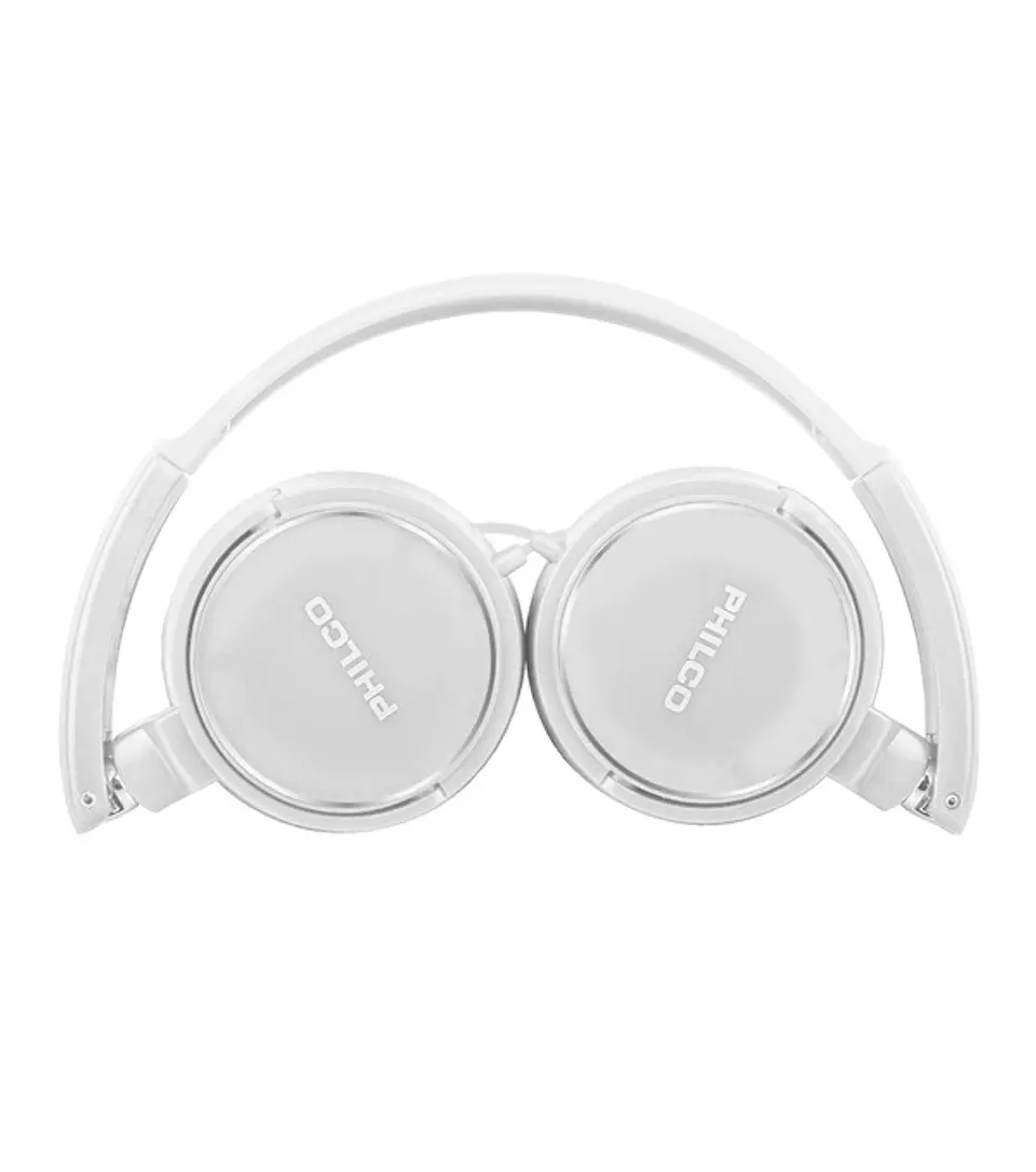 AUDIFONO C/CABLE FLAT WIRED 18BLK WHITE PHILCO  2