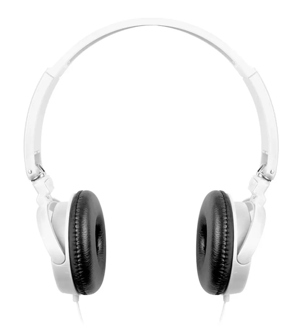 AUDIFONO C/CABLE FLAT WIRED 18BLK WHITE PHILCO  3