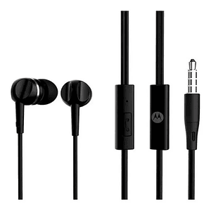 AUDIFONO PACE 105 IN EAR CABLE MANOS LIBRES NEGRO